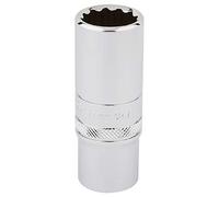 Draper 33013 Metric 3/8-Inch Square Drive Hi-Torq 12-Point Deep 17 mm Socket
