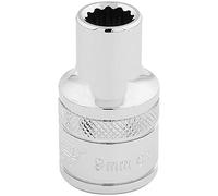 Draper 33089 1/2" Square Drive 12 Point Socket, 9mm Size , Blue