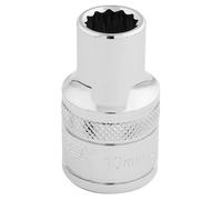 Draper 33093 1/2" Square Drive 12 Point Socket, 10mm Size , Blue