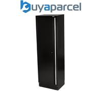 BUNKER 33165 Modular Tall Single Door Floor Cabinet 600 x 458mm Black