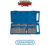 Draper 33323 Draper TX-STAR Hex & Spline Mechanics Bit Set 3/8 1/2" Sq Dr (40 Pi
