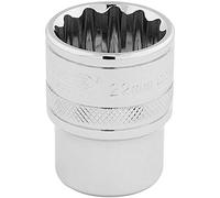 Draper 33368 1/2" Square Drive 12 Point Socket, 22mm Size