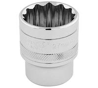 Draper 33442 1/2" Square Drive 12 Point Socket, 27mm Size