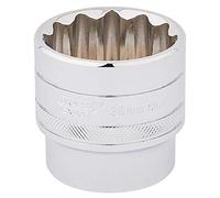 Draper 33594 1/2" Square Drive 12 Point Socket, 36mm Size
