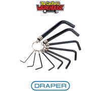 Draper 33655 Metric Hexagon Key Set (10 Piece)