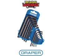 Draper 33687 Metric Hexagon Key Set with Storage Holder (10 Piece)