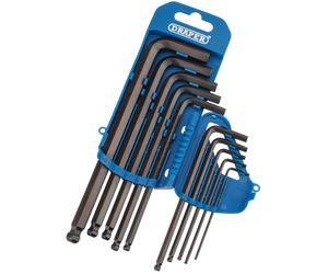 Draper 33716 Imperial / AF Hexagon Ball End Hex/Allen Key Set
