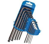 Draper 33716 Imperial Hexagon and Ball End Hexagon Key Set, 10 Pieces