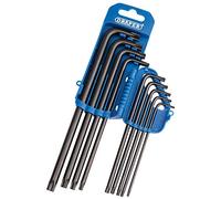 Draper 33748 Extra Long Torx/Tx-Star Allen Key Set, 9 Pieces, Blue