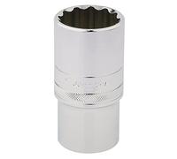 Draper HI-TORQ® 12 Point Deep Socket, 1/2"" Sq. Dr., 30mm