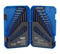 Draper 33894 Metric/Imperial Combined Long Pattern Hexagon Key Set (30 Piece) per set