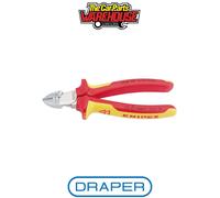 Draper 34055 KNIPEX 14 26 160SB VDE Fully Insulated Diagonal Wire Strippers and