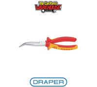 Draper 34056 KNIPEX 26 26 200SB Angled Long Nose Pliers 200mm