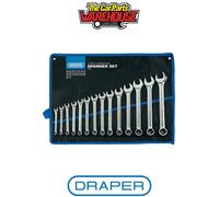 Draper 34236 Draper HI-TORQ Metric Combination Spanner Set (14 Piece)