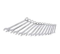 Draper 14 Piece HI-TORQ Combination Spanner Set - 34236 - Metric 8-24mm Chrome Plated Tool Kit
