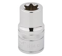 Draper Torx Socket 34285 TX-Star E14 1/2" Square Drive Blue