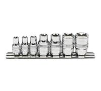Draper TX-STAR® Socket Set, 1/4"" and 3/8"" Sq. Dr. (7 Piece)