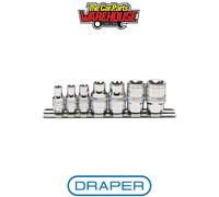 Draper Expert 34412 Draper Tx-Star® Socket Set 1/4in And 3/8in Sq. Dr. (7 Piece) per set