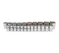 Draper Expert 34561 Loose Metric Socket Set 1/2in Sq. Dr. Polished Chrome (23 Piece) per set