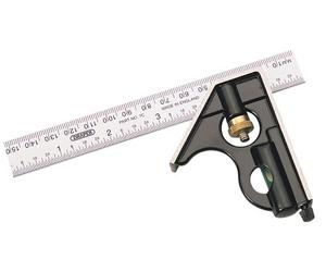 Draper 34702 Metric and Imperial Combination Square, 150mm , Blue