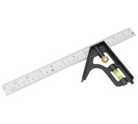 Draper 34703 Metric and Imperial Combination Square, 300mm 7C Gauges and Mark Ma