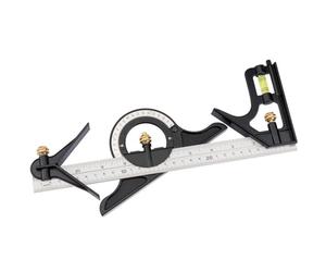 Draper 34704 Combination Square with Centre Head and Protractor, 300mm , Blue