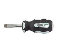 Draper 34977 Expert Plain Slot Soft Grip Parallel Tip Screwdriver, 6.5mm x 38mm