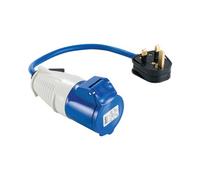 Draper 35133 Defender E85301 230V Fly Lead Converter 13A - 16A