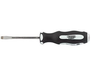 Draper 35176 Expert 'Pound Thru' Plain Slot 5.5 x 75mm Soft Grip Screwdrivers