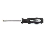 Draper 35181 Expert Pound Thru Plain Slot Screwdriver with Soft Grip, 6.5mm x 100mm