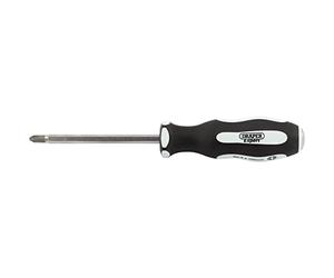 Draper 35223 Expert Pound Thru Cross Slot Number 2 Screwdriver with Soft Grip, 100mm