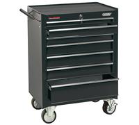 Draper 26" Roller Cabinet (7 Drawer) - Black, Black