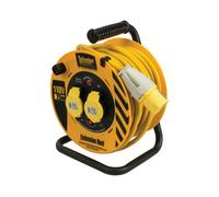 Draper 35821 Defender E86455 110V Heavy Duty Industrial Cable Reel 25M