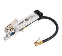 Draper 36633 Air Line Inflator with Open Ended Clip on Connector,Blue