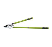 Telescopic Ratchet Action Bypass Loppers with Steel Handles