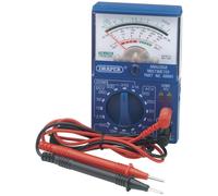 Draper 37317 Pocket Analogue Multimeter, 64mm x 100mm x 35mm,Blue
