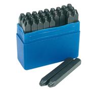 Draper 37333 LS A-Z Letter Stamp Set, Blue, 1/8" Height, 26 Pieces