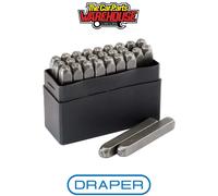 Draper 37334 A - Z Letter Stamp Set 3/16in per set