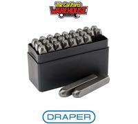 Draper 37335 A - Z Letter Stamp Set 1/4"