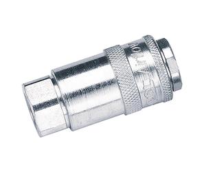 Draper 37827 1/4in Female Thread Pcl Parallel Airflow Coupling (Sold Loose) each