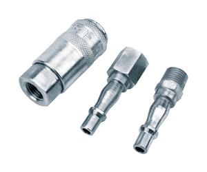 Draper 37844 1/4in P sp Air Line Coupling Set (3 Piece) per set