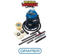 Draper 38015 Draper Expert 230V M-Class Wet and Dry Vacuum Cleaner 35L 1200W