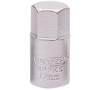 Draper 38323 Hexagon Drain Plug Key, 3/8" Square Drive, 17mm , Blue