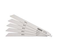 Draper 38631 Bi-metal Reciprocating Saw Blades for Metal Cutting, 225mm, 18tpi (Pack of 5)