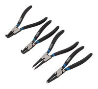 Draper 38999 4-Piece Internal and External Circlip Pliers Set , Blue