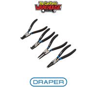 Draper 38999 Internal and External Circlip Pliers Set (4 Piece)