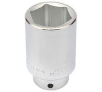 Draper Hexagon Hub Nut Socket Expert 39047, 35 mm, 1/2" Drive, Silver