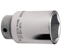 Draper Hexagon Hub Nut Socket Expert 39047, 35 mm, 1/2" Drive, Silver