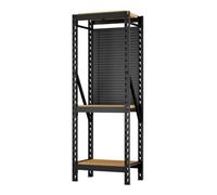 Draper 39683 Bunker 17 Piece Modular 3 Tier Racking With Hardwood Shelving And Pegboards, 750mm