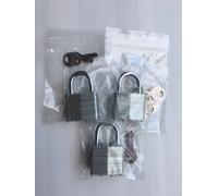 Draper 3x 40mm Laminated Steel Padlocks Garage Professional Standard 14020 Qty3